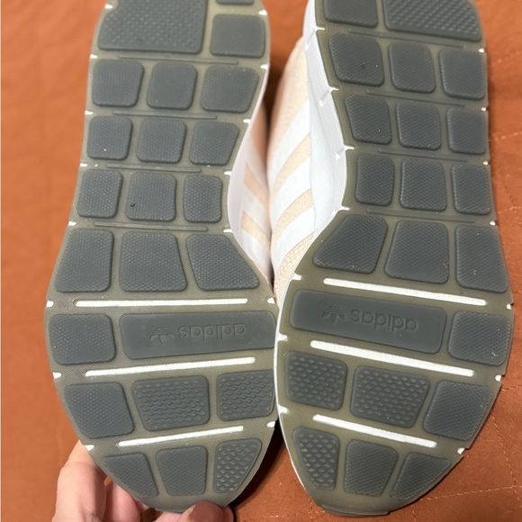 adidas Ultraboost Women's Peach and White Sneakers - Picture 4 of 4